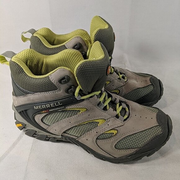 Merrell Passage Ventilator Mid Grey/Sage Green Hiking Boots Women's 7.5 J83652 - Picture 7 of 14